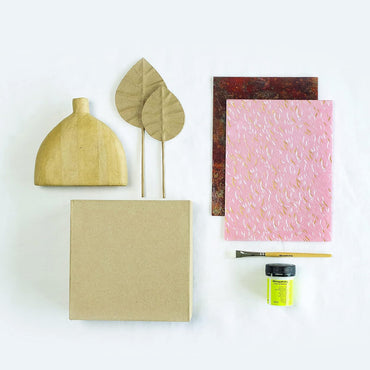 Decopatch My Creative Moment: Vase with Leaves Adult Craft Kit KIT039C