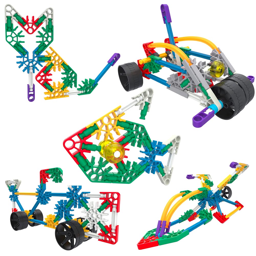 K'NEX Classics 125pc/10 Model Beginner Builds Building Set 80206