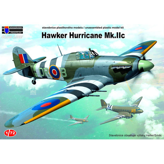 Kovozavody Prostejov Hawker Hurricane Mk.IIC 'RAF' 1:72 Model Kit CL7212