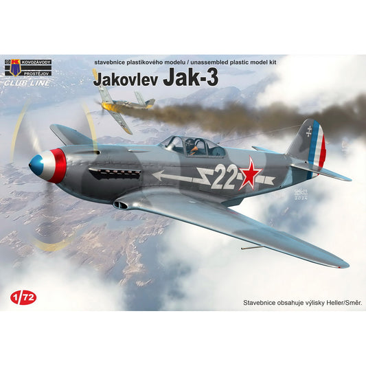 Kovozavody Prostejov CL7214 Yakovlev Yak-3 Fighter ex-Smer 1:72 Model Kit