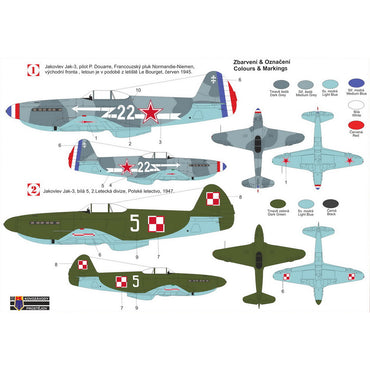 Kovozavody Prostejov CL7214 Yakovlev Yak-3 Fighter ex-Smer 1:72 Model Kit