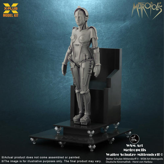 X-Plus Metropolis Maschinenmensch Maria Silver Screen Edition 1:8 Model Kit
