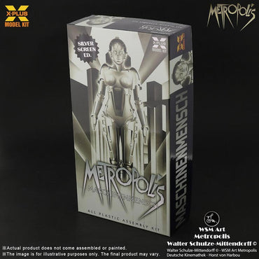 X-Plus Metropolis Maschinenmensch Maria Silver Screen Edition 1:8 Model Kit