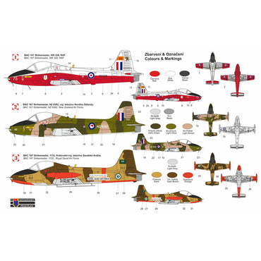 Kovozavody Prostejov 4801 BAC 167 Strikemaster 1:48 Model Kit