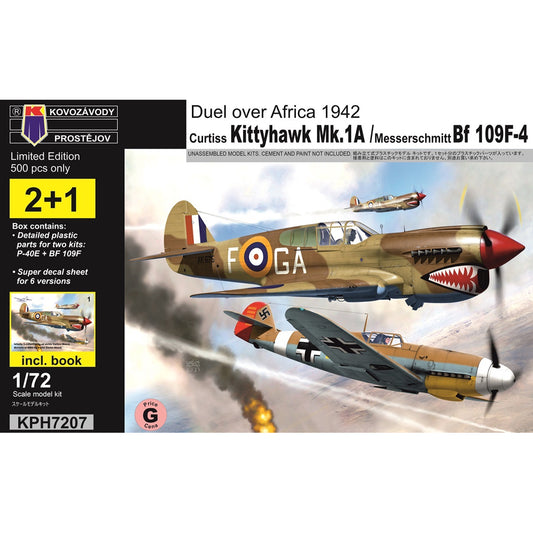 Kovozavody Prostejov 7207 Duel over Africa 1942 2-in-1 1:72 Model Kit