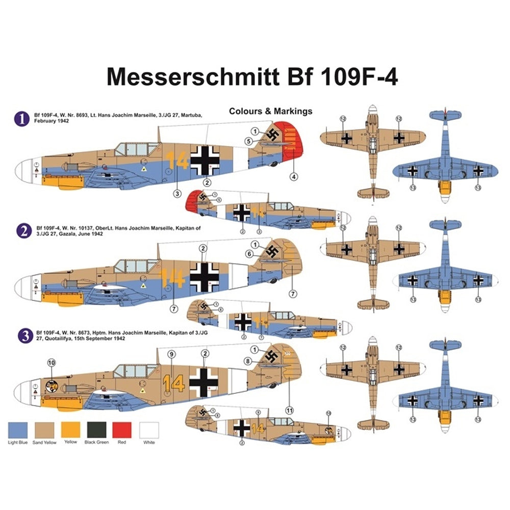 Kovozavody Prostejov 7207 Duel over Africa 1942 2-in-1 1:72 Model Kit
