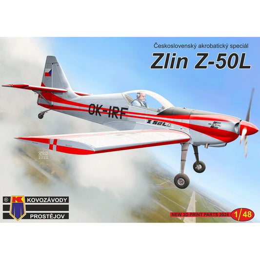 Kovozavody Prostejov 4828 Zlin Z-50L 'Lycoming Engine' 1:72 Model Kit