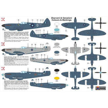 Kovozavody Prostejov 72295 Supermarine Spitfire PR Mk.XI 'SEAC' 1:72 Model Kit