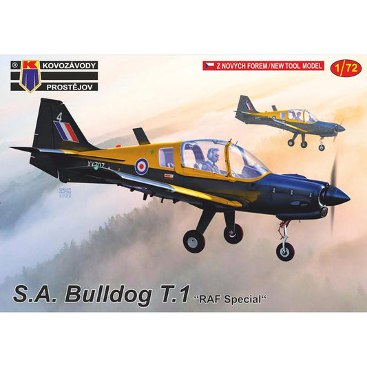 Kovozavody Prostejov 72299 S.A. Bulldog T.1 'RAF Special' 1:72 Plastic Model Kit