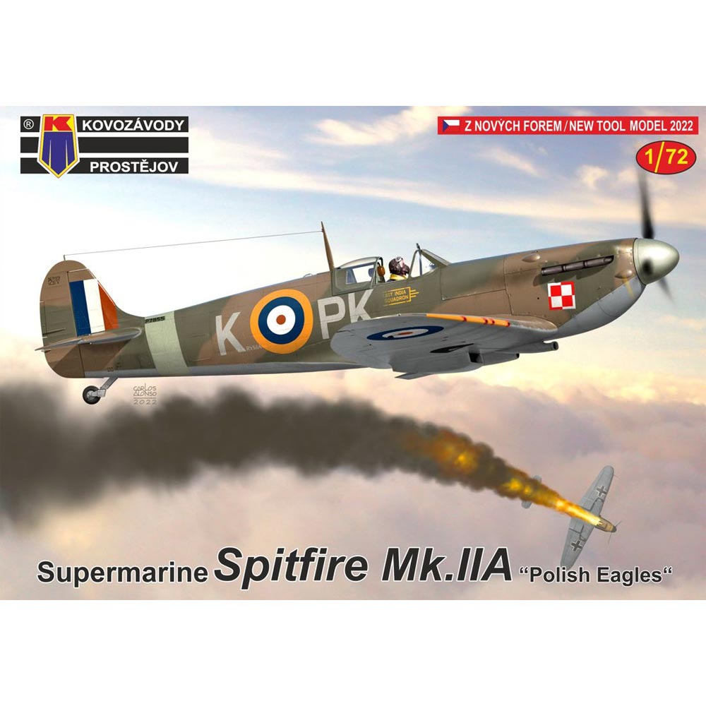 Kovozavody Prostejov 72303 Spitfire Mk.IIA 'Polish Eagles' 1:72 Model Kit