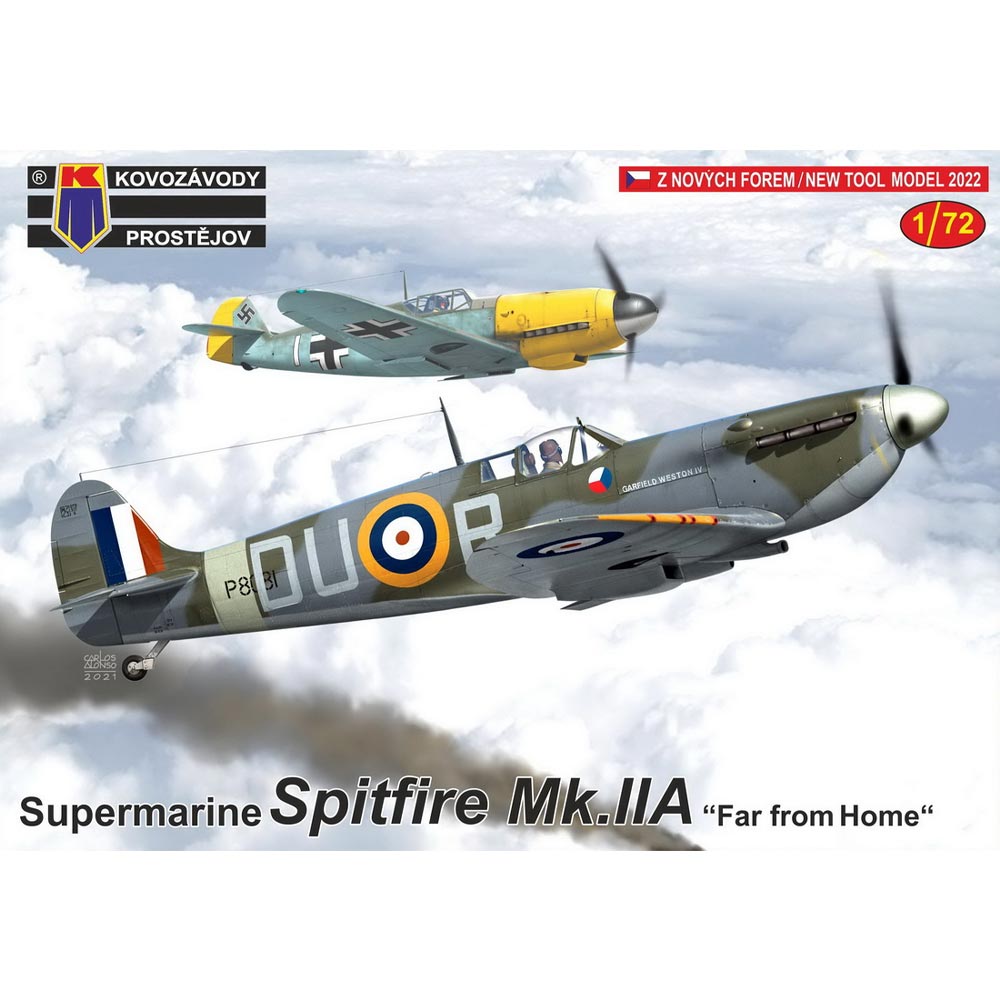 Kovozavody Prostejov 72304 Superm.Spitfire Mk.IIA Far from Home 1:72 Model Kit