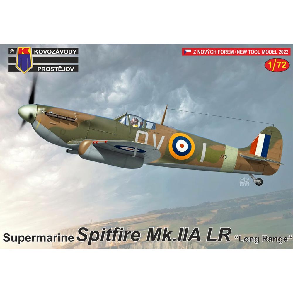 Kovozavody Prostejov 72305 Spitfire Mk.IIA LR 'Long Range' 1:72 Model Kit