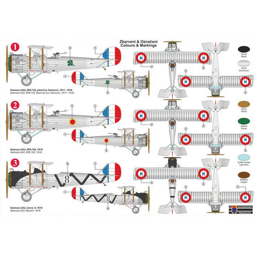 Kovozavody Prostejov 72328 Salmson Sal.2A2 Silver Wings 1:72 Model Kit