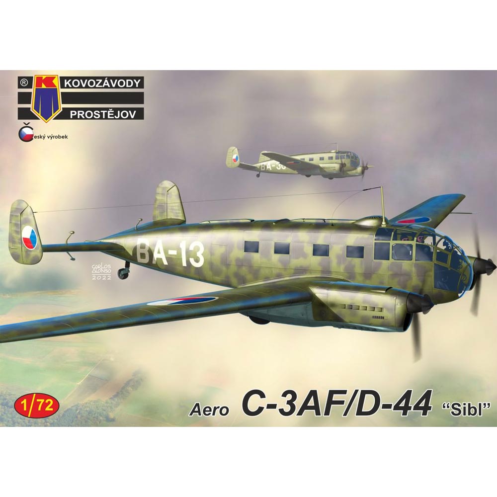 Kovozavody Prostejov 72330 Aero C-3AF/D-44 'Siebel' 1:72 Model Kit