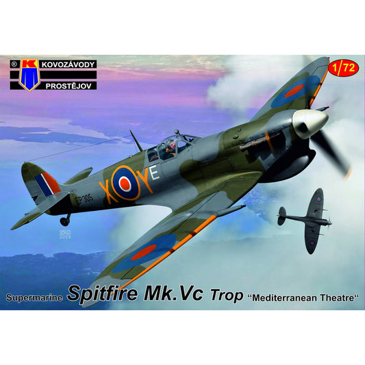 Kovozavody Prostejov 72417 Spitfire Mk.Vc Trop Mediterranean 1:72 Model Kit