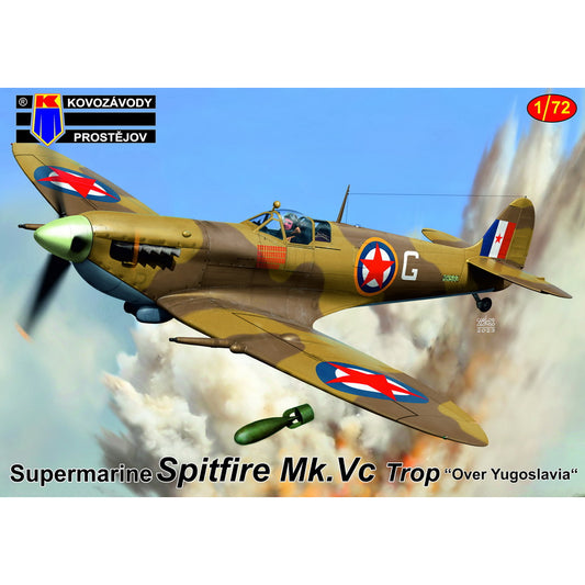 Kovozavody Prostejov 72418 Spitfire Mk.Vc Trop Over Yugoslavia 1:72 Model Kit