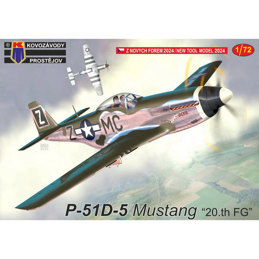Kovozavody Prostejov 72440 North-American P-51D-5 Mustang 20th FG 1:72 Model Kit