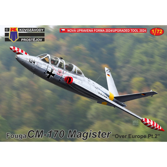 Kovozavody Prostejov 72444 Fouga CM-170 Magister Over Europe Pt.2 1:72 Model Kit
