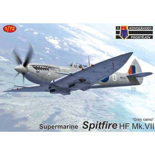 Kovozavody Prostejov 72479 Supermarine Spitfire HF.VII Grey Camo 1:72 Model Kit