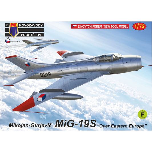 Kovozavody Prostejov 72496 Mikoyan MiG-19S 'Over Eastern Europe' 1:72 Model Kit