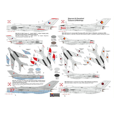 Kovozavody Prostejov 72496 Mikoyan MiG-19S 'Over Eastern Europe' 1:72 Model Kit