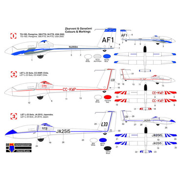 Kovozavody Prostejov 72499 TG-10D Peregrine/Let L-33 Solo 1:72 Model Kit