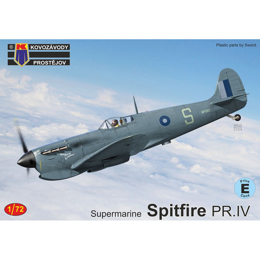 Kovozavody Prostejov 72500 Supermarine Spitfire PR.IV 1:72 Model Kit