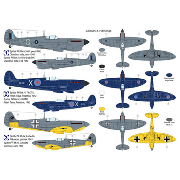 Kovozavody Prostejov 72500 Supermarine Spitfire PR.IV 1:72 Model Kit