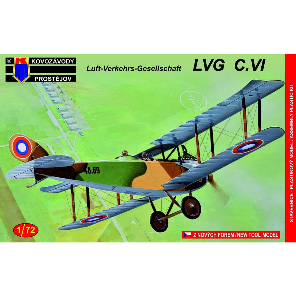 Kovozavody Prostejov 7271 LVG C.VI Decals Czechoslovak AF Soviet 1:72 Model Kit