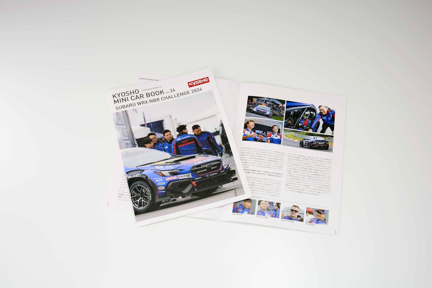 Kyosho MOTN Led System 1:64 Minicar Book Subaru WRX NBR2024 KS07129N24E