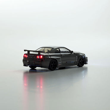 Kyosho MOTM LED Skyline GT-R NISMO BNR34 CRS 1:64 Diecast Car (Blister Pack)