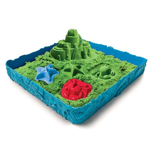 Kinetic Sand Box Set - Magic Play Sand & Moulds - Spinmaster