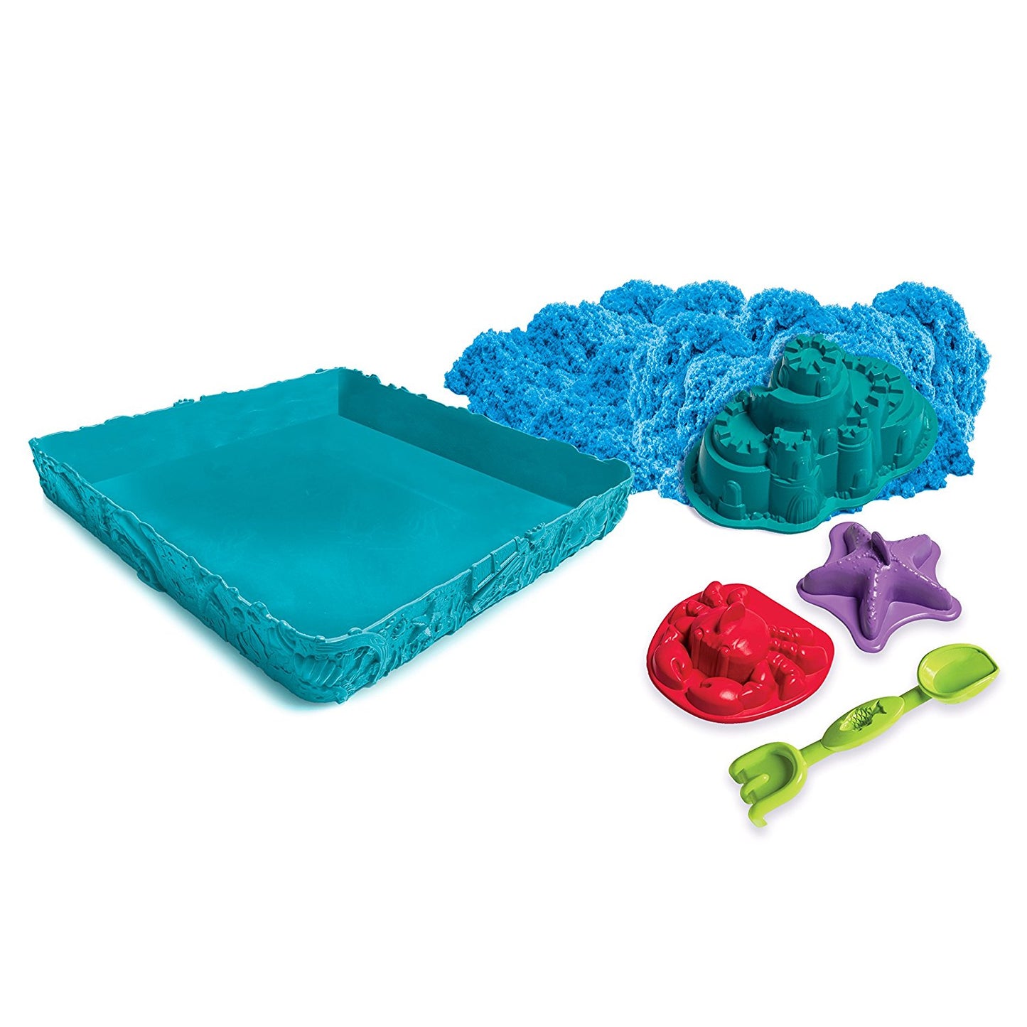 Kinetic Sand Box Set - Magic Play Sand & Moulds - Spinmaster