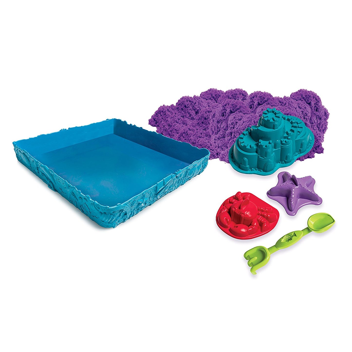 Kinetic Sand Box Set - Magic Play Sand & Moulds - Spinmaster