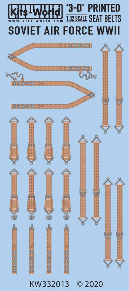 Kits World 3D132013 3D Printed Decal 1:32 Soviet Air Force WWII. Yakovlev - Lavo