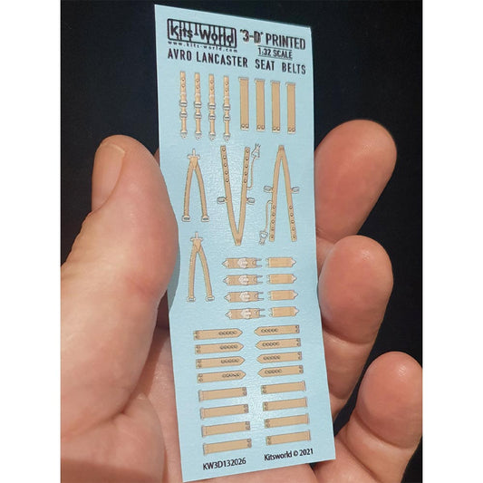 Kits World Avro Lancaster B Mk.I/III Seat Belt Decals Hong Kong/Tamiya 1:32 Kits