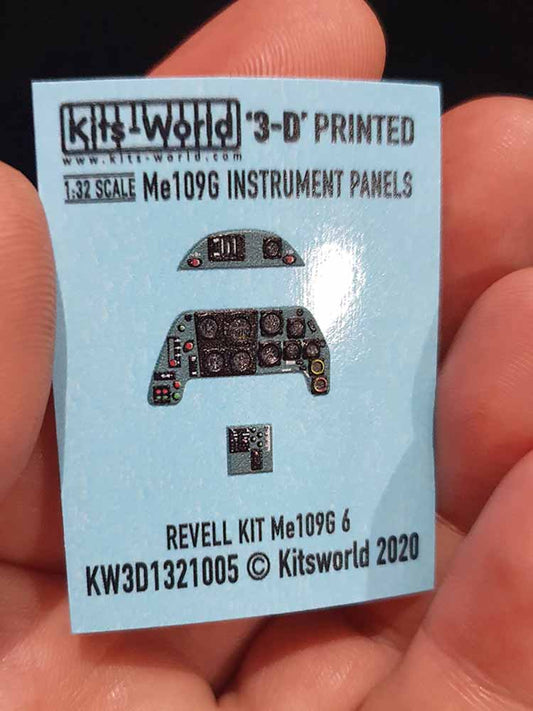 Kits World 3D1321005 3D Printed Decal 1:32 Messerschmitt Bf-109G-6 3D Full colou