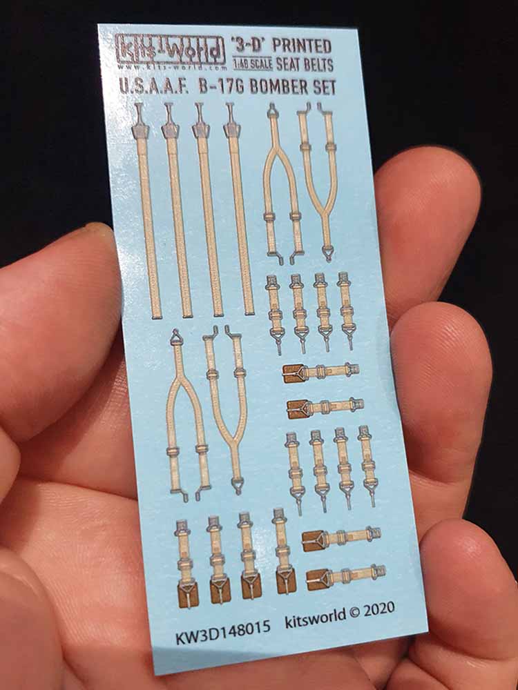 Kits World 3D148015 3D Printed Decal 1:48 U.S.A.A.F Bombers Boeing B-17G Flying