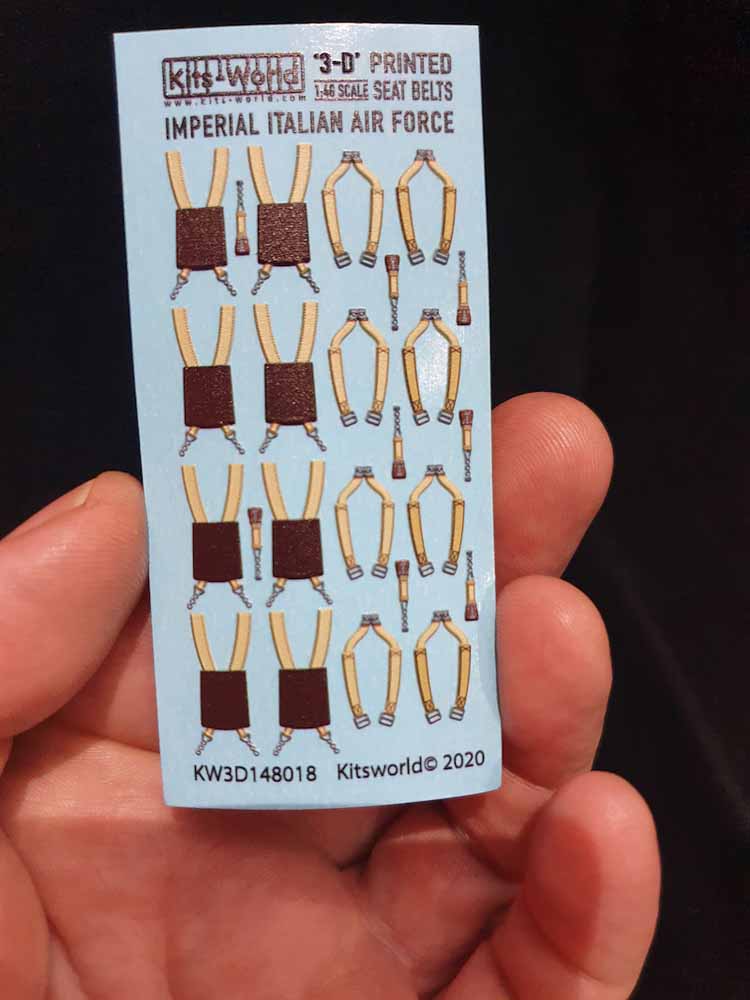 Kits World 3D148018 3D Printed Decal 1:48 Italian WWII Fighters Fiat - Macchi -