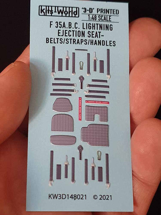 Kits World 3D148021 3D Printed Decal 1:48 Lockheed Martin F-35A/F-35B/F-35C Ejec