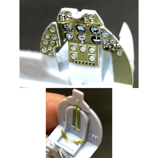 Kits World 3D1481021 de Havilland Vampire F.3 Full Colour Instrument Panel 1:48