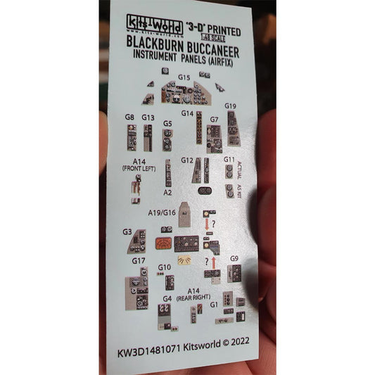 Kits World Blackburn Buccaneer S.2C/D 3D Printed Airfix A12012