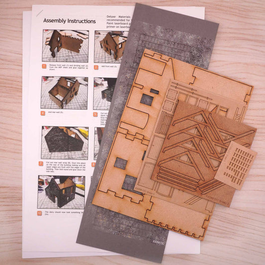Scale Model Scenery KX098 Old Dairy OO/HO Gauge