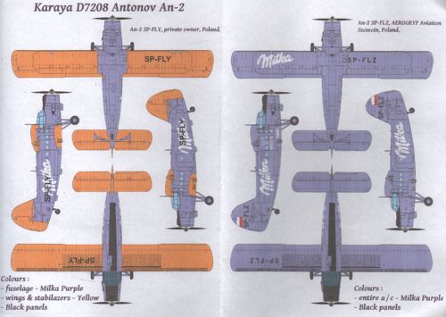 Karaya KYD7208 1:72 Antonov An-2 in 'Milka' livery