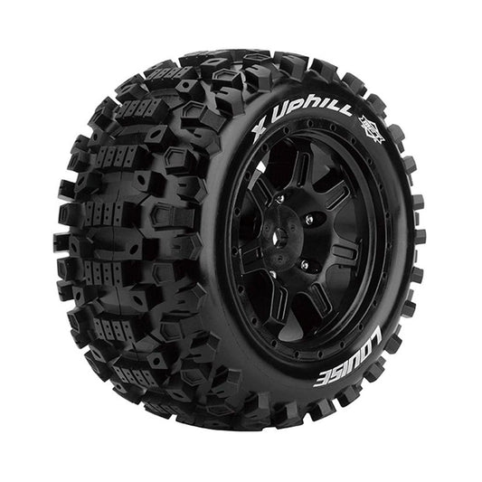 Louise RC MFT X-Uphill Kraton 8S Mounted Sport Tyres Black Wheel Pair L-T3297BM