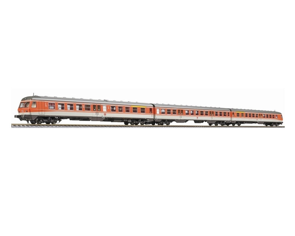 Liliput L133167 Diesel Railcar, BR 614/914, Blood Orange/Grey, Era V HO Gauge