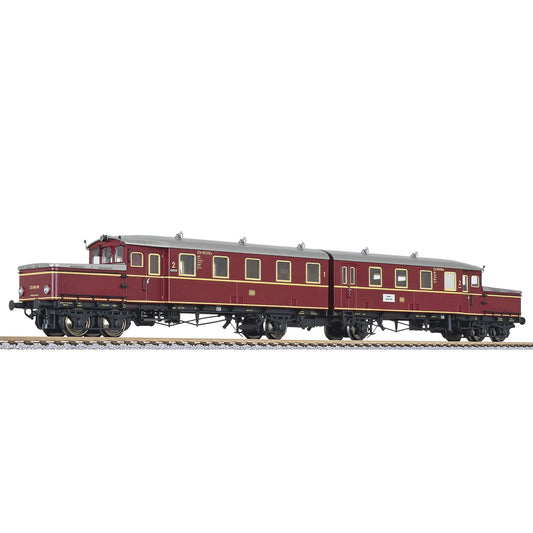 Liliput 133502 2 Car Accumulator Railcar EAT 180/018 DB Ep.II HO Gauge