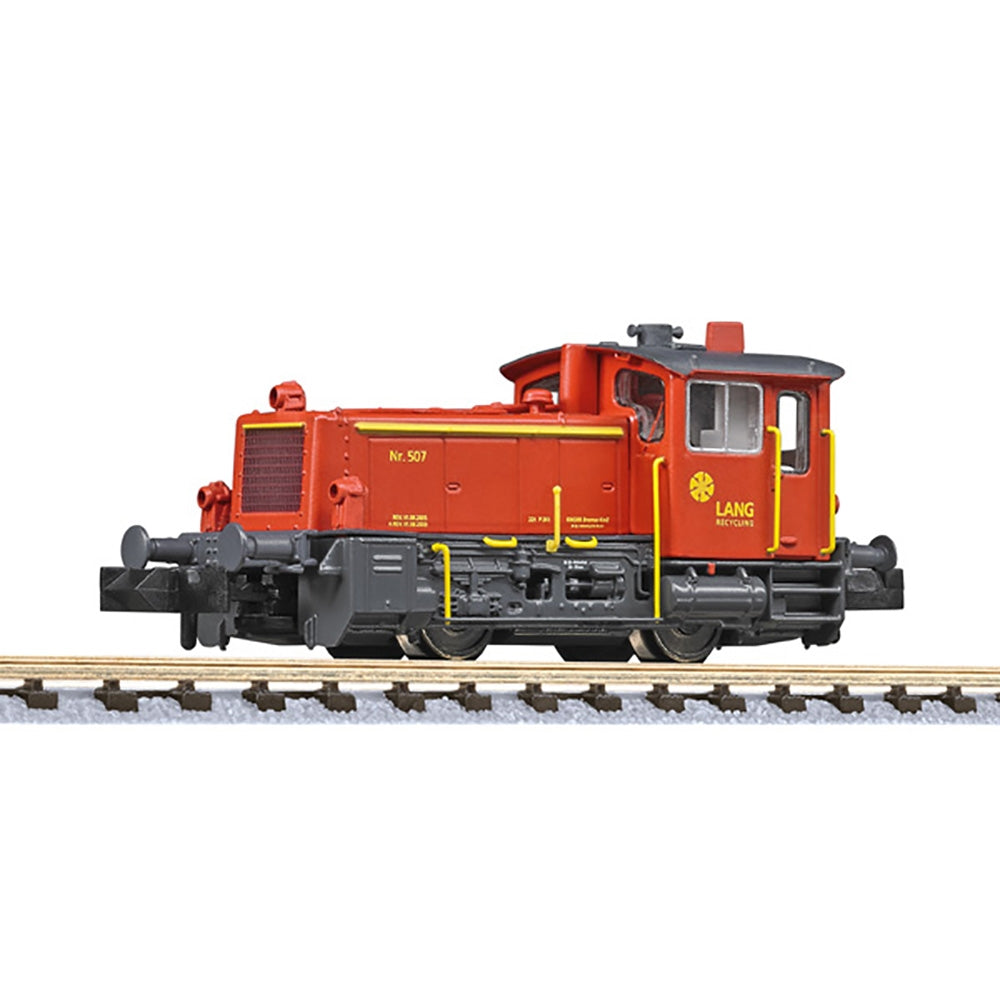 Liliput L162621 Diesel shunting locomotive, 507, long recycling, era V N Gauge