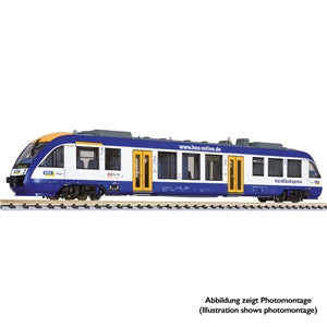 Liliput 163102 Diesel railcar, LINT 27, 9580 0 640 123-5 D-HEX, HEX, Ep.VI N Gauge