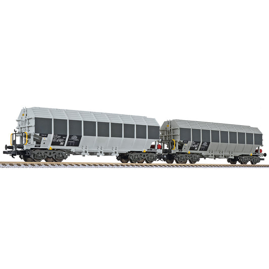 Liliput 230152 2-unit set special transport wagon type Uacos "ERMEWA" Ep.VI HO Gauge